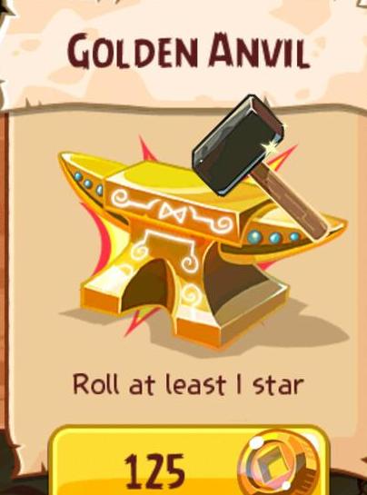 El poder del yunque mágico de&nbsp;oro.